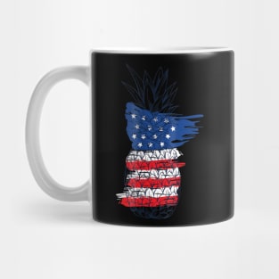 Patriotic Pineapple Independence Day Mug